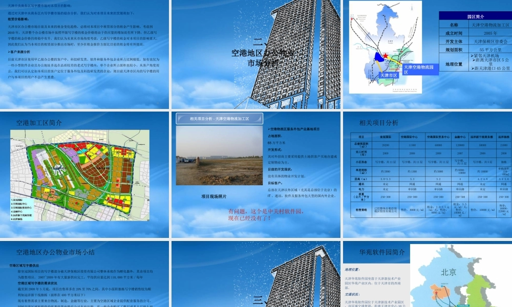 天津空港项目市场顾问及开发战略顾问咨询报告