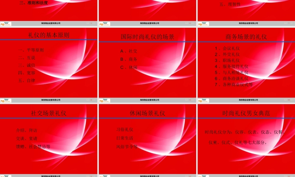 服务礼仪培训课程(PPT 57页)