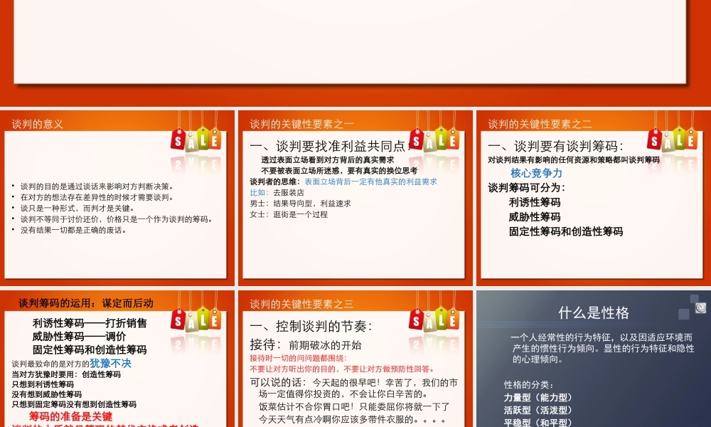 如何成为谈判高手讲述