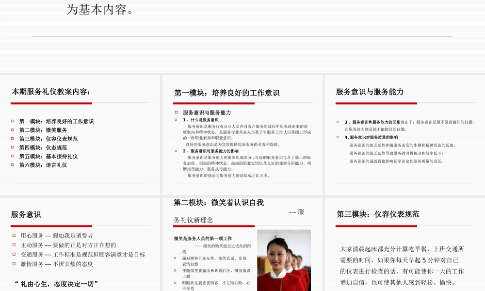 服务礼仪培训课件(PPT 36页)