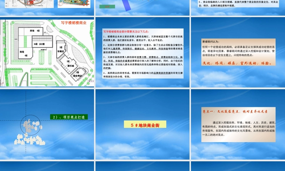 天津梅江南商业项目建议书(0715)