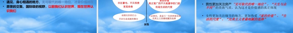 天津某地产奥城商业住宅部分品牌及沟通策略分析