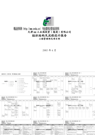 天津某工业园区组织结构及流程设计