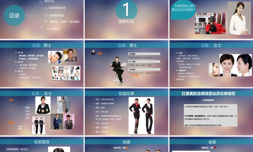服务礼仪培训课件(PPT 60页)