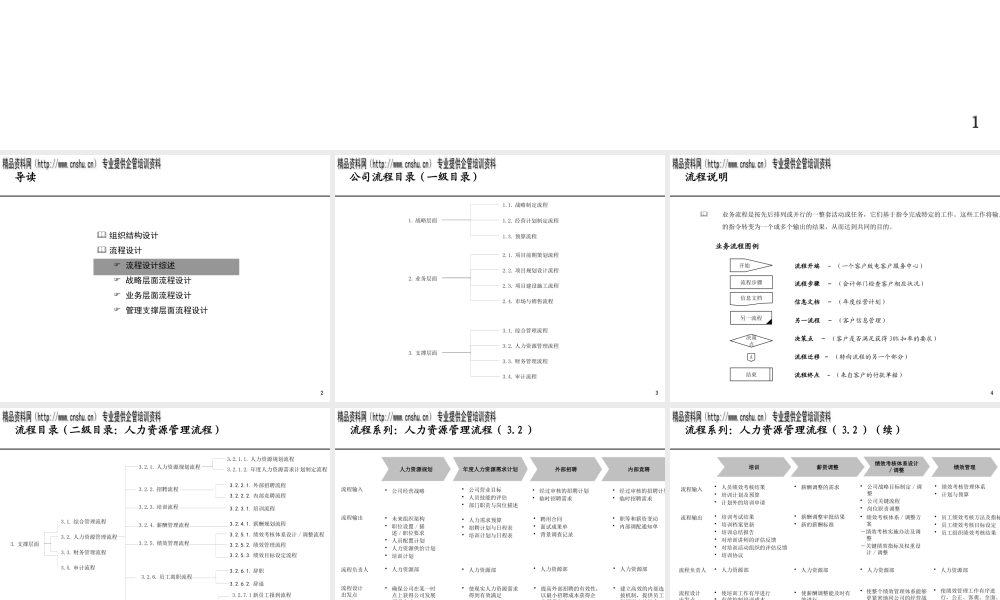 天津某公司流程设计报告