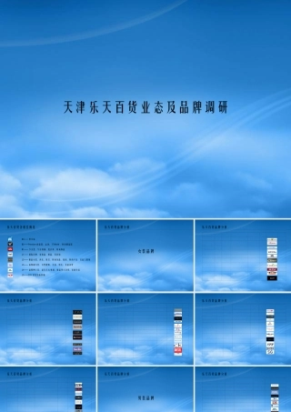 天津南马路乐天百货业态及品牌调研