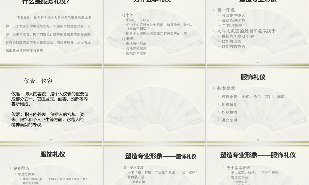 服务礼仪培训资料(PPT 81页)