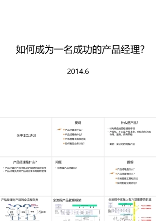 如何成为一名成功的产品经理