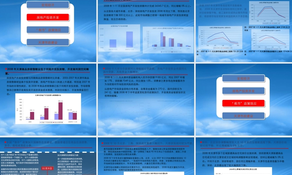 天津市房地产市场分析年度报告