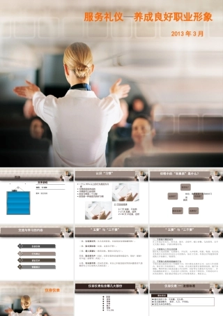 服务礼仪—养成良好职业形象
