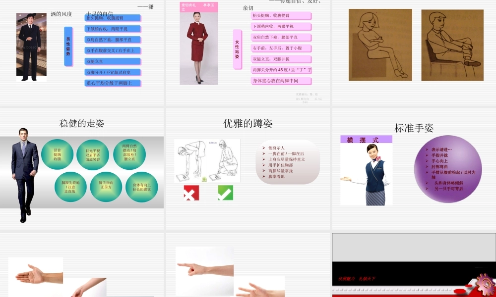 服务礼仪与待客沟通技巧讲义