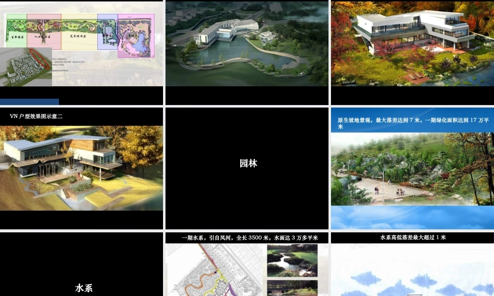 天津市三溪塘别墅项目效果图