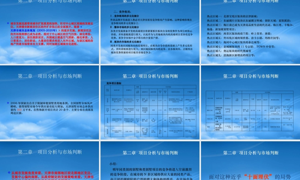 天津团泊湖地产项目年度营销推广计划-87PPT