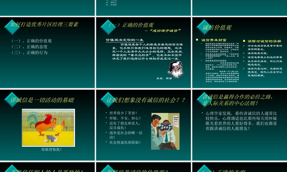 如何成为一名优秀的片区经理