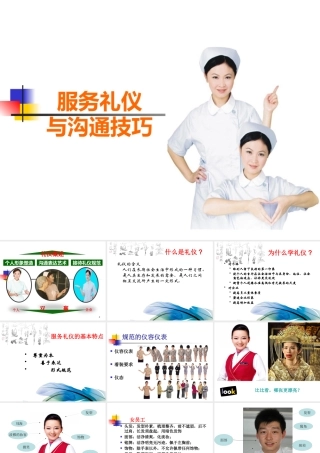 服务礼仪与沟通技巧培训教材(PPT 68页)