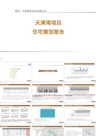 天津湾项目住宅策划报告-43PPT_XXXX年