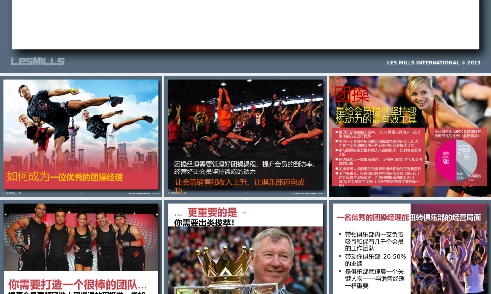 如何成为一名优秀的团操经理