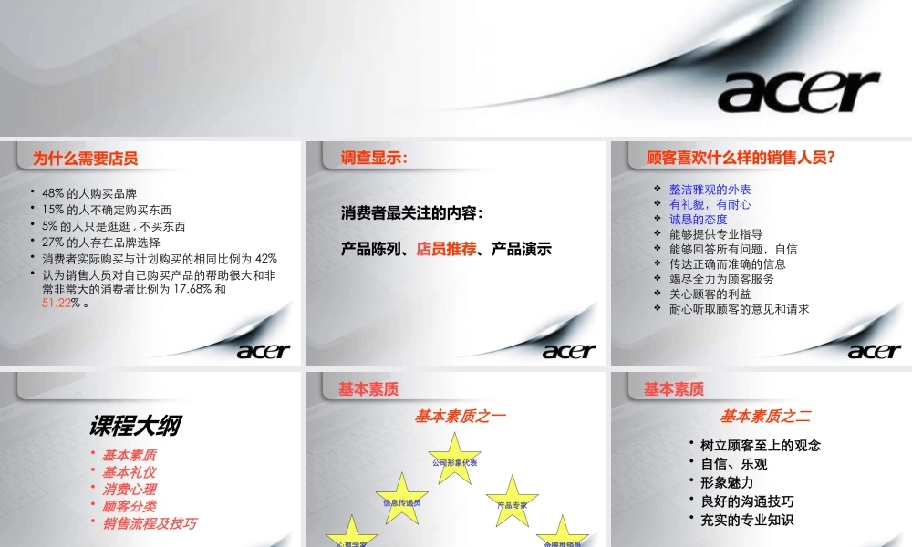 服务礼仪与销售技巧培训
