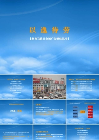 天津新南马路五金城广告策略思考