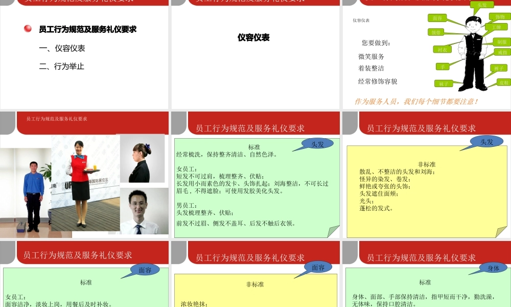 服务礼仪与员工行为规范