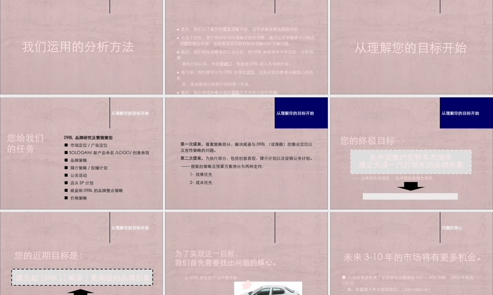天津一汽098L上市广告整合传播方案