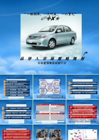 天津一汽丰田098L产品导入市场策略规划