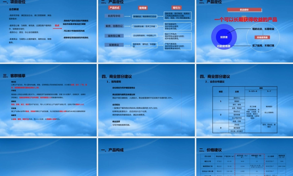天津贻成航运5号楼项目操作建议_40PPT