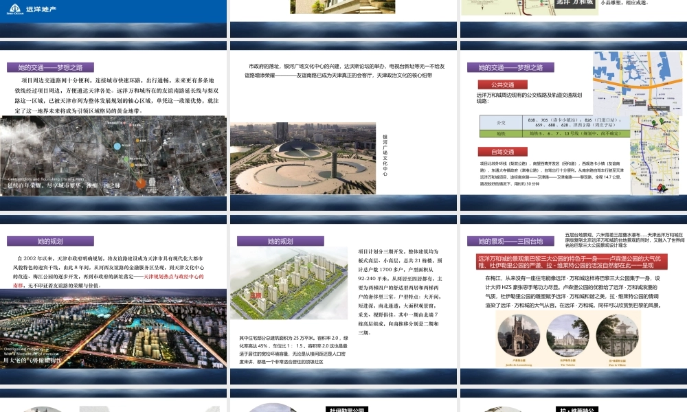 天津远洋万和城高端产品打造案例_31页_XXXX年5月