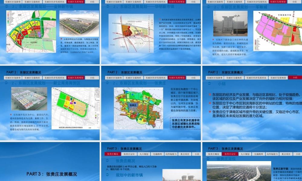 天津远洋张贵庄项目商业定位分析报告_52P_XXXX