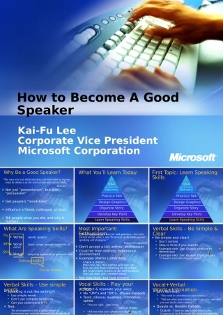 如何成为一位好报告人