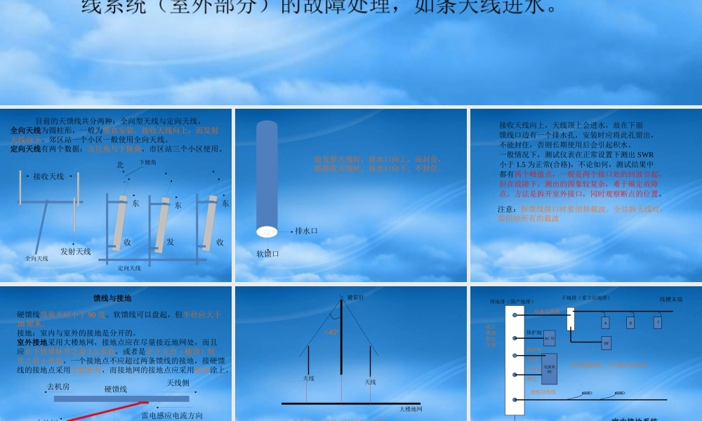 天馈线安装与测试