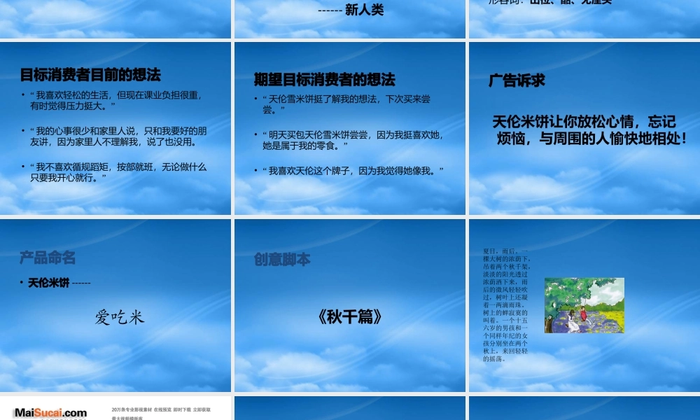 天伦品牌创意策略