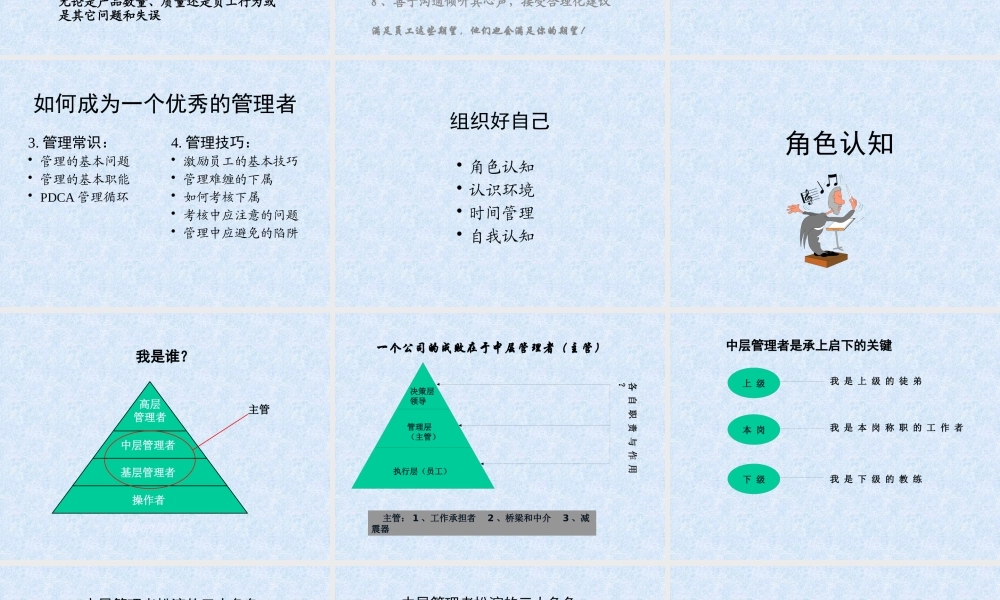 如何成为优秀的管理者--荣能