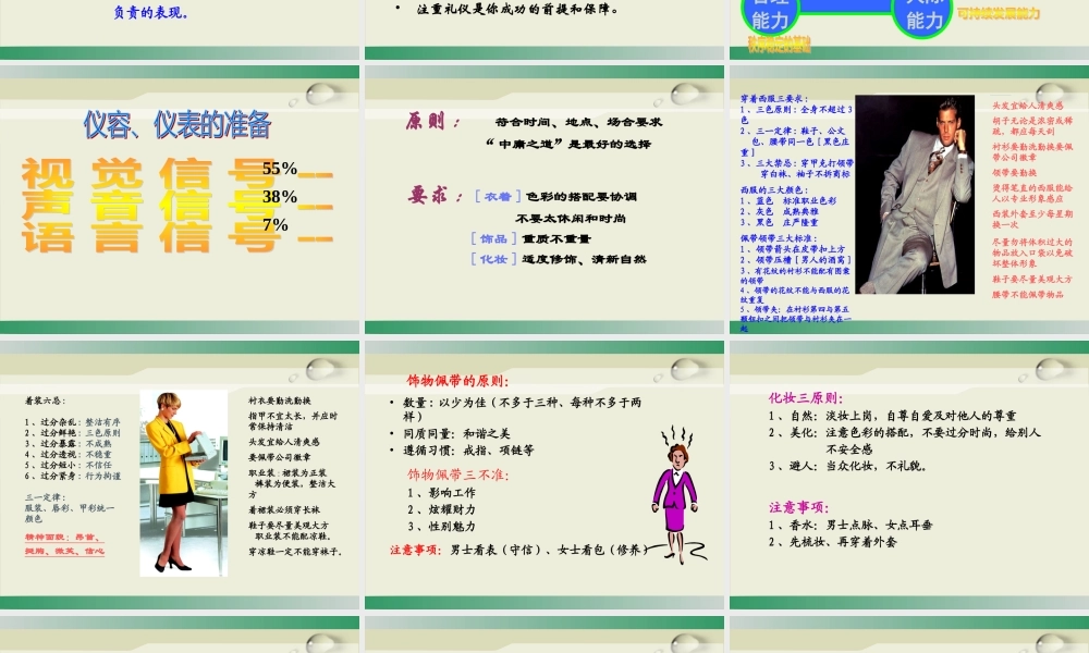 服务业基本礼仪培训课件PPT_饮食_生活休闲