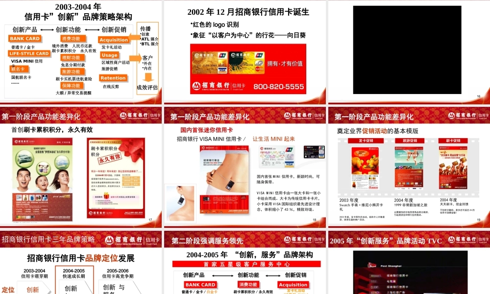 服务业营销案例迈向发卡500万的招商银行信用卡