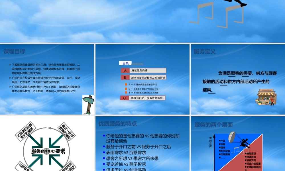 服务意识---服务价值管理