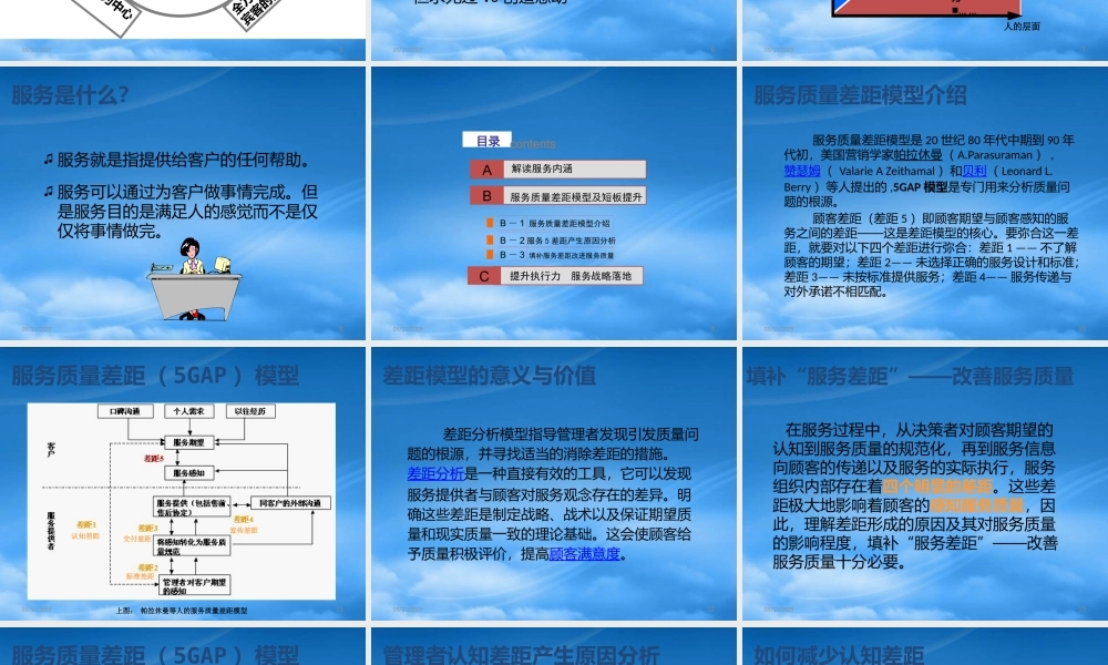 服务意识---服务价值管理
