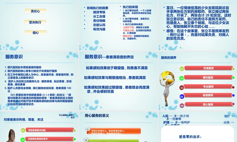 服务意识与护士礼仪
