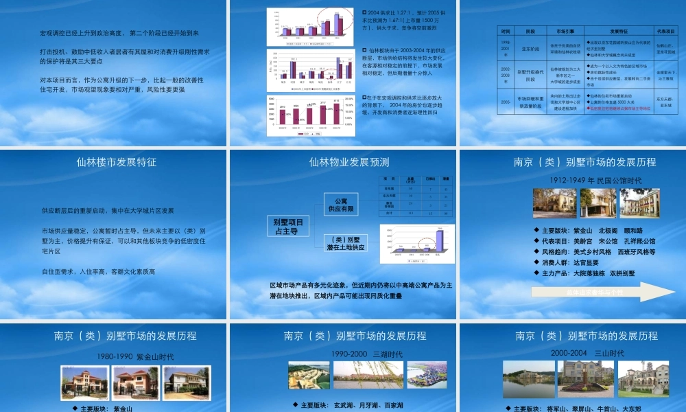 天启_南京仙林自然天城别墅项目推广提报方案_159P
