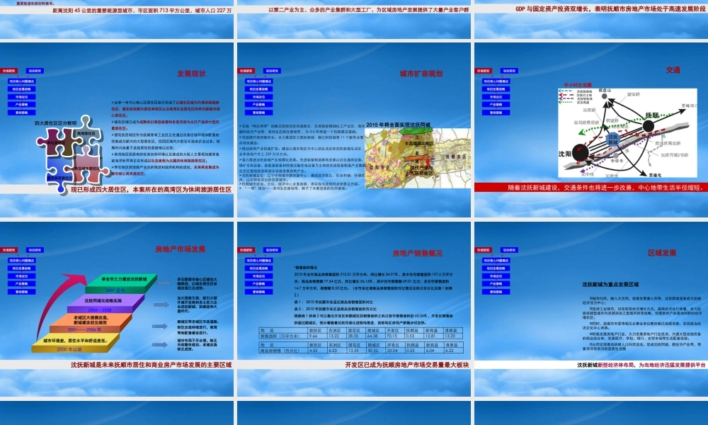 天启开启XXXX年4月抚顺市沈抚新城大商项目发展定位及营