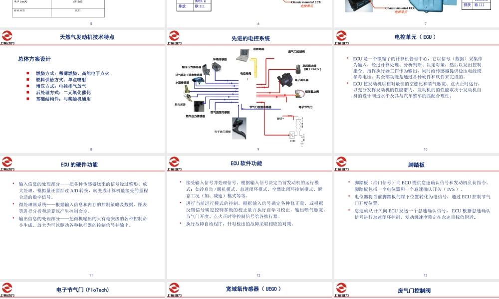 天然气发动机产品介绍