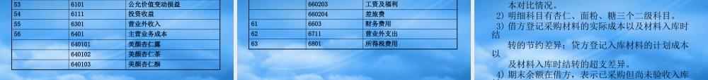 某公司会计制度设计案例(PPT 62页)