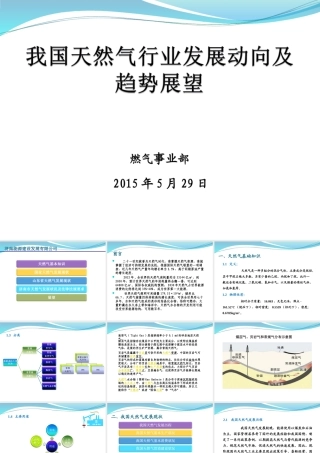 天然气发展现状及发展趋势
