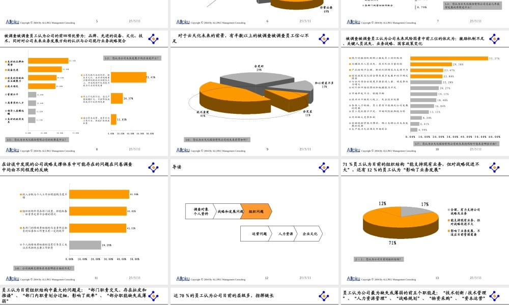 天然气行业调查问卷报告