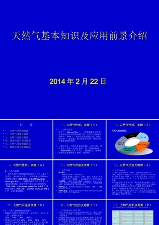 天然气基本知识及应用前景介绍
