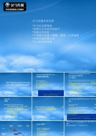 某公司活动策划与360度品牌管理教材