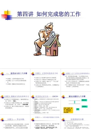 如何出色的完成工作