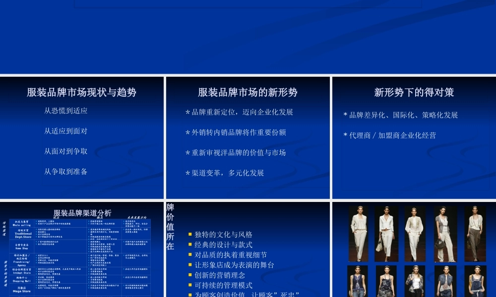服装代理商运营管理模式