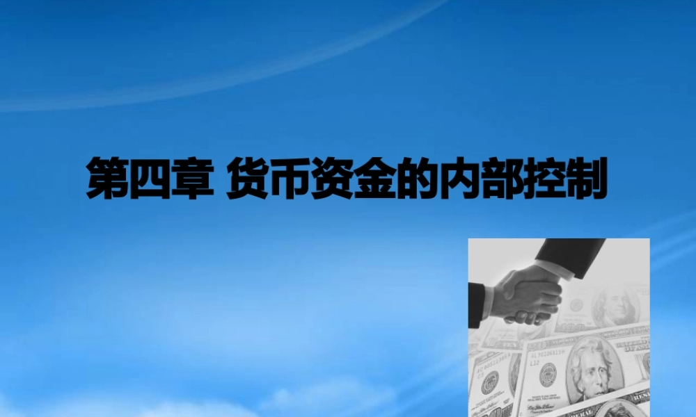 某公司货币资金管理及内部控制管理知识分析