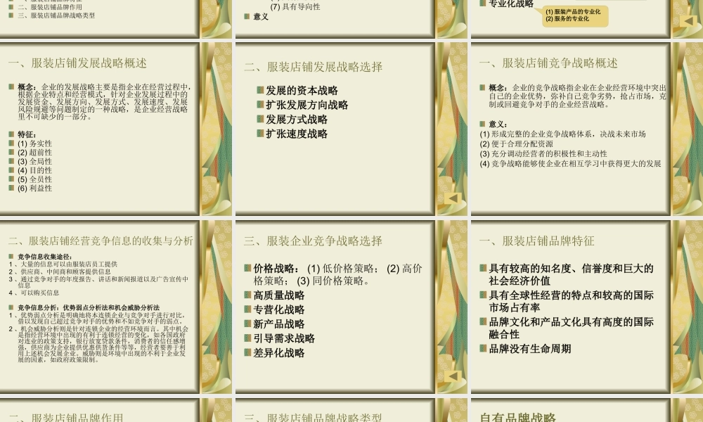 服装店铺运营与管理实务